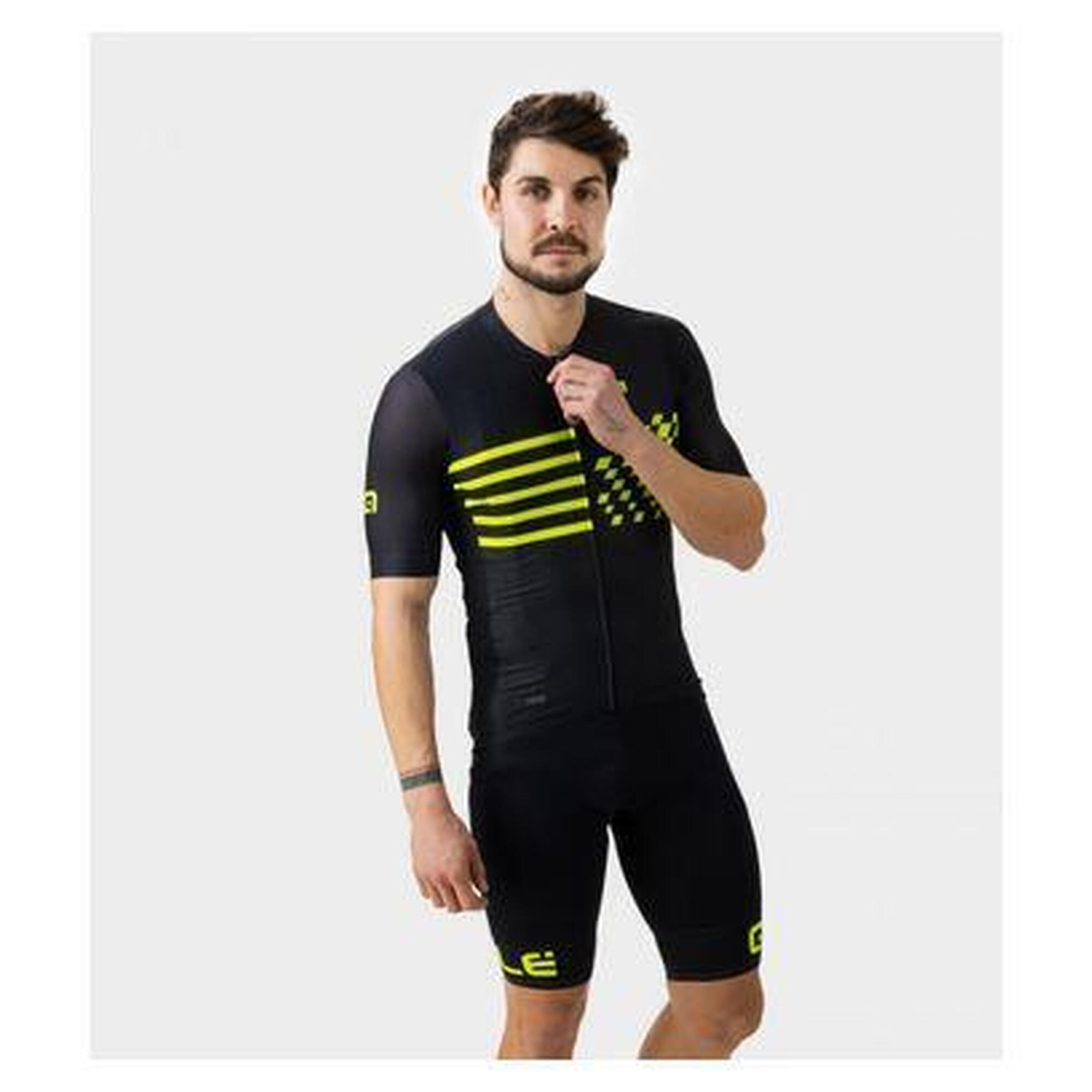 Maillot Manches Courtes Alé Play Noir