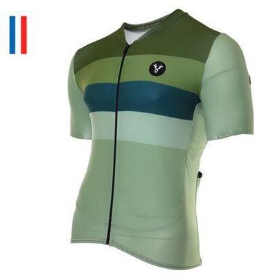 Lebram izoard short sleeve jersey khaki adjusted fit