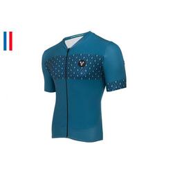 Maillot Manches Courtes LeBram Luz Ardiden Bleu Pelforth Coupe Ajustée