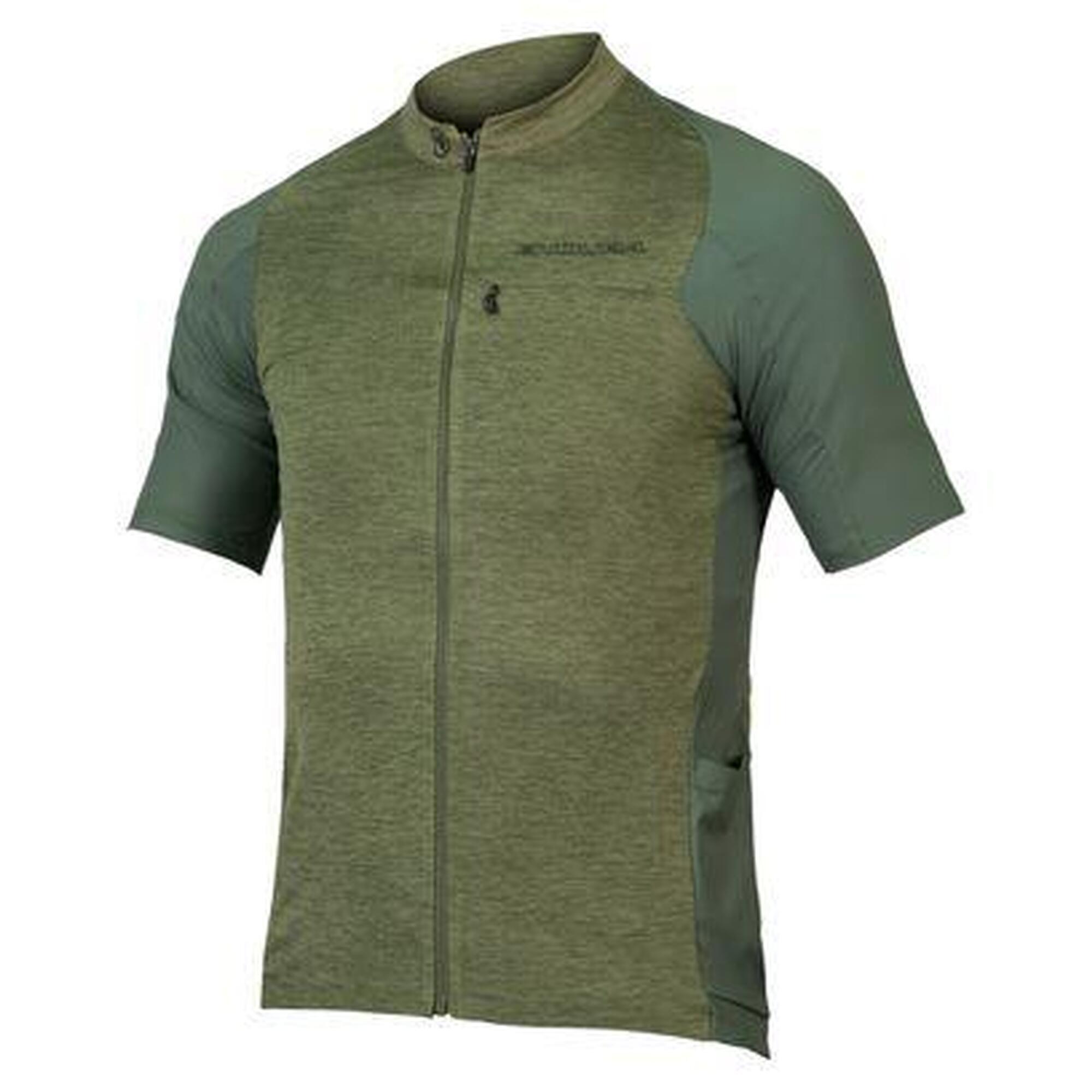 Endura - Maillot Manches Courtes Endura Gv500 Reiver Vert Olive - Maillot Manches Courtes - Vert - S - Decathlon