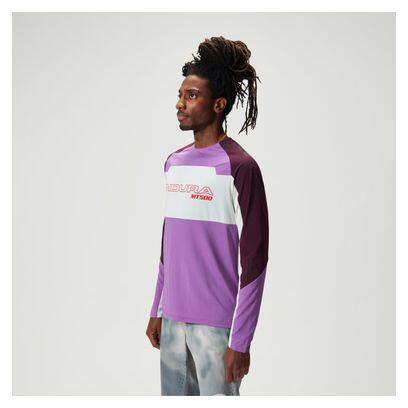 Endura MT500 Burner Lite Purple Camisola de manga comprida 2/7
