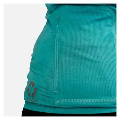 Raidlight 1/2 Zip R-Light Damestrui met korte mouwen Spearmint 5/5