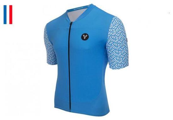 LeBram Kurzarmtrikot Aspin Bleu Azur A ro