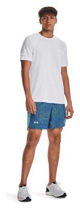 Maillot manches courtes Under Armour Seamless Stride Blanc 3/7