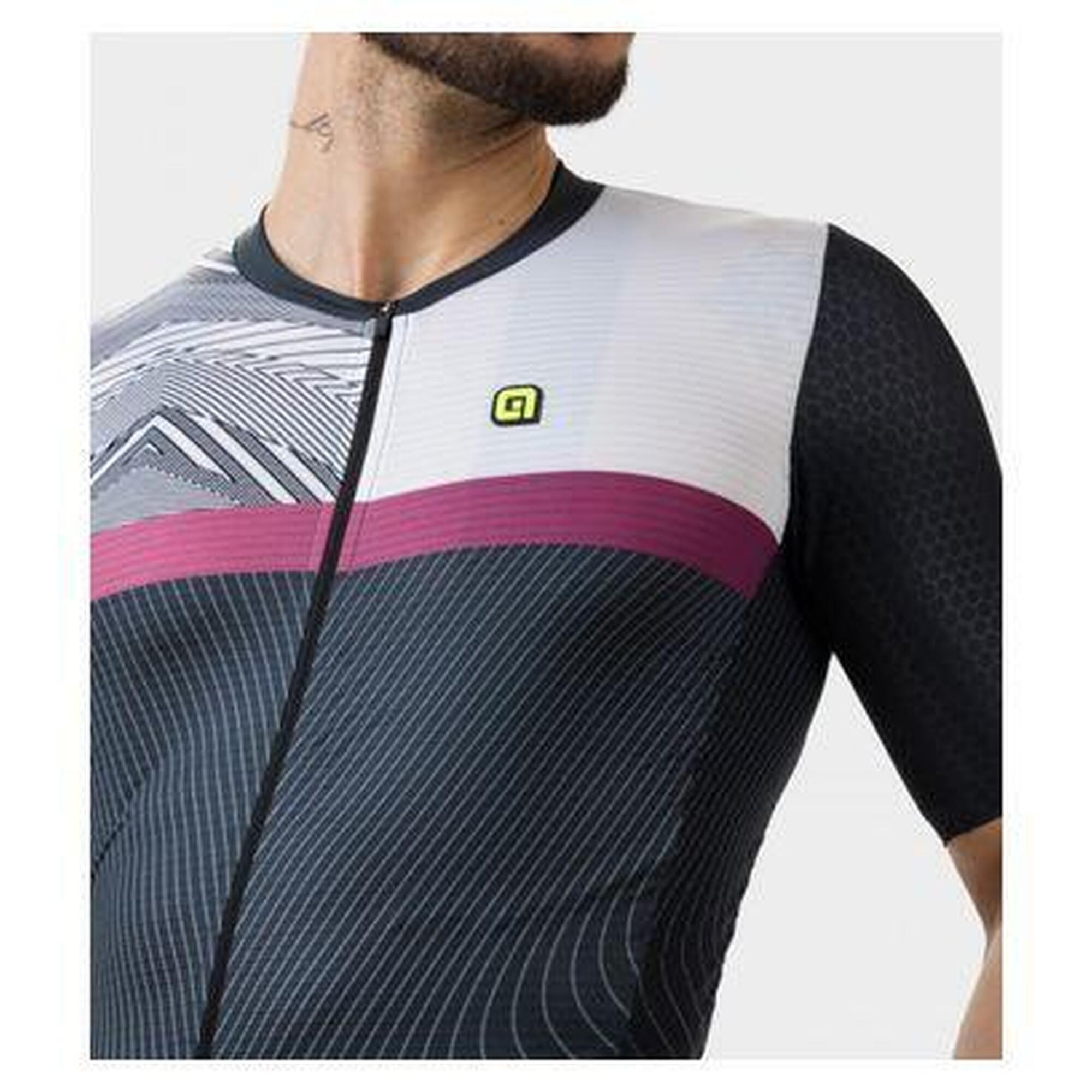 Tricou de ciclism Alé Zig Zag pentru bărbați