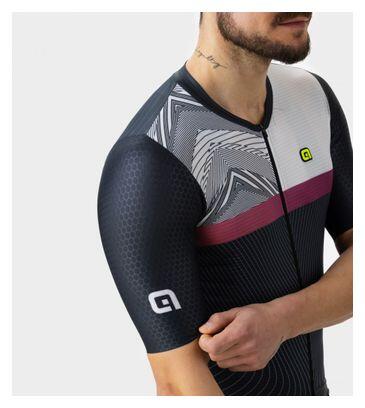 Alé Zig Zag Short Sleeve Jersey Zwart 3/7