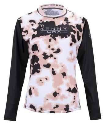 Maglia Donna Kenny Elite Dye Manica Lunga Nero/Bianco