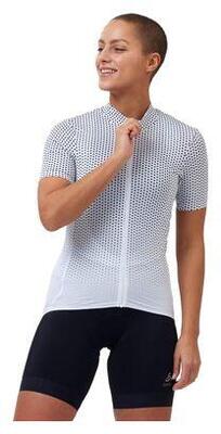 Maglia Ciclismo Donna ODLO Zeroweight Chill‑Tec Bianco