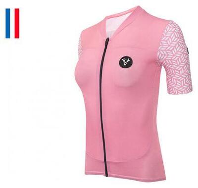 Maglia donna LeBram Aspin Salmon Tailored Fit manica corta