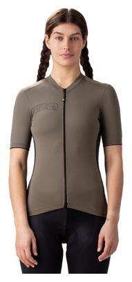ALÉ CYCLING Alé Color Block Women's Short Sleeve Jersey Olive Green