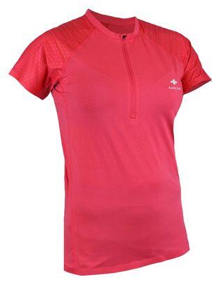 RAIDLIGHT Raidlight Women's Raspberry Pink 1/2 Zip R-Light Short Sleeved Jersey