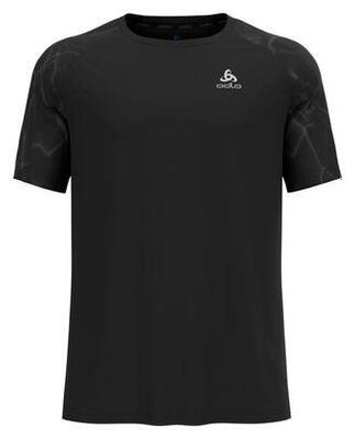 Odlo essential print short sleeve jersey black