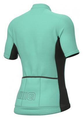 Alé Color Block Mulher Manga Curta Jersey Verde Água 2/5