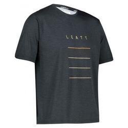 Maillot VTT Manches Courtes Leatt MTB Trail 1.0 Noir