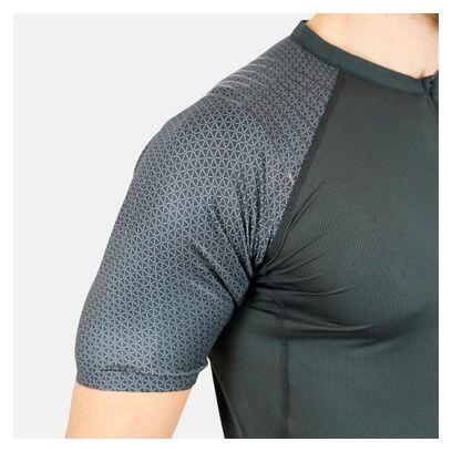 Raidlight 1/2 Zip R-Light Short Sleeve Jersey Grey / Black 4/5