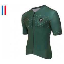 Maillot Manches Courtes LeBram Luz Ardiden Vert Agave Coupe Ajustée