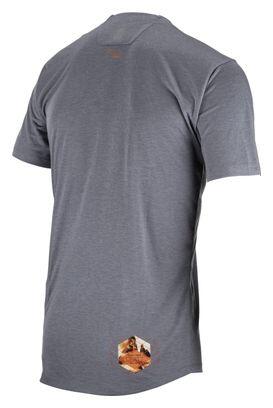 Camiseta de ciclismo para hombre MTB 2.0 All Mountain gris 3/8