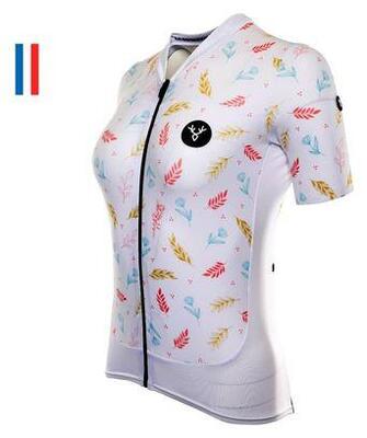 LeBram La Faye Maglia donna a manica corta bianca vestibilità regolata