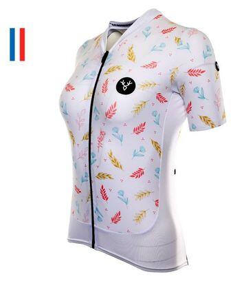 LeBram La Faye Maglia donna a manica corta bianca vestibilità regolata