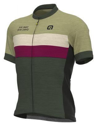 Maillot Manches Courtes Alé Chaos Vert