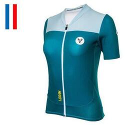 Maillot manches courtes femme LeBram Cenise Turquoise