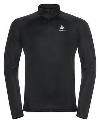 Odlo Essential Langarm 1/2 Zip Trikot Schwarz
