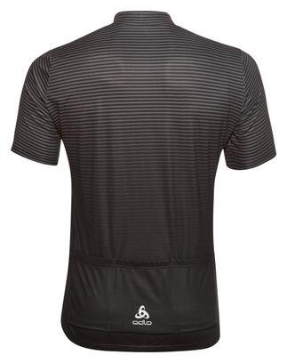 Koszulka rowerowa męska Odlo Stand-up collar ESSENTIAL PRINT rozpinana