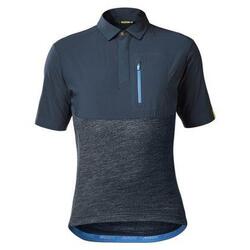 Maillot Manches Courtes Mavic Allroad Total Eclipse / Gris Foncé
