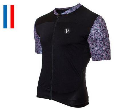 Lebram aspin short sleeve jersey black blue pink