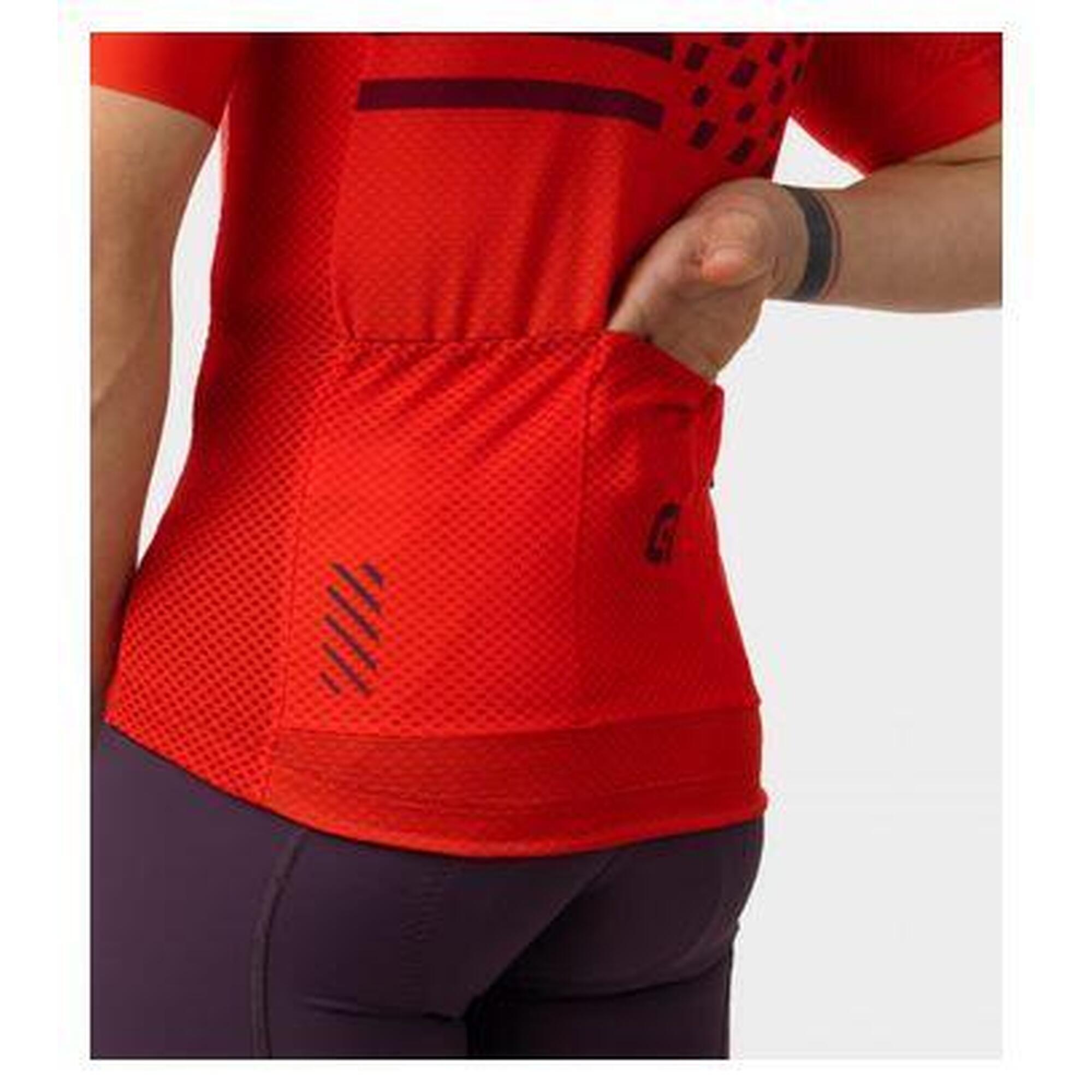 Maillot Manches Courtes Alé Play Rouge