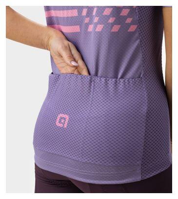 Alé Play Kurzarmtrikot Damen Violett 6/7