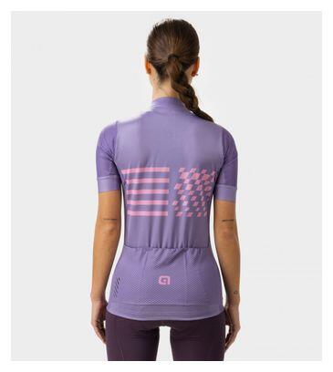Alé Play Kurzarmtrikot Damen Violett 2/7