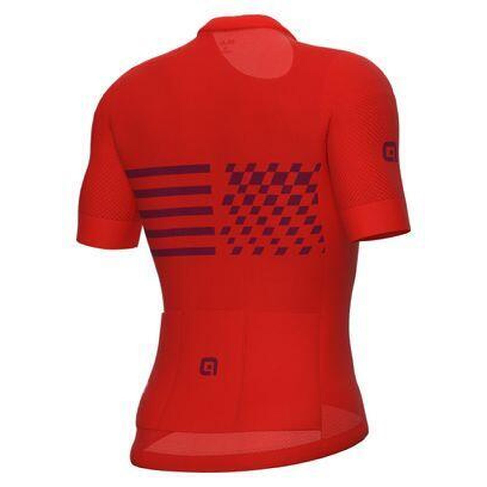 Maillot Manches Courtes Alé Play Rouge