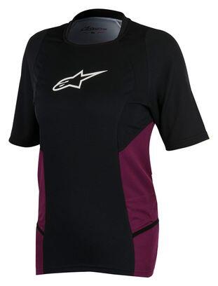 Maillot Manches Courtes Alpinestars Stella Drop 2 Noir Violet
