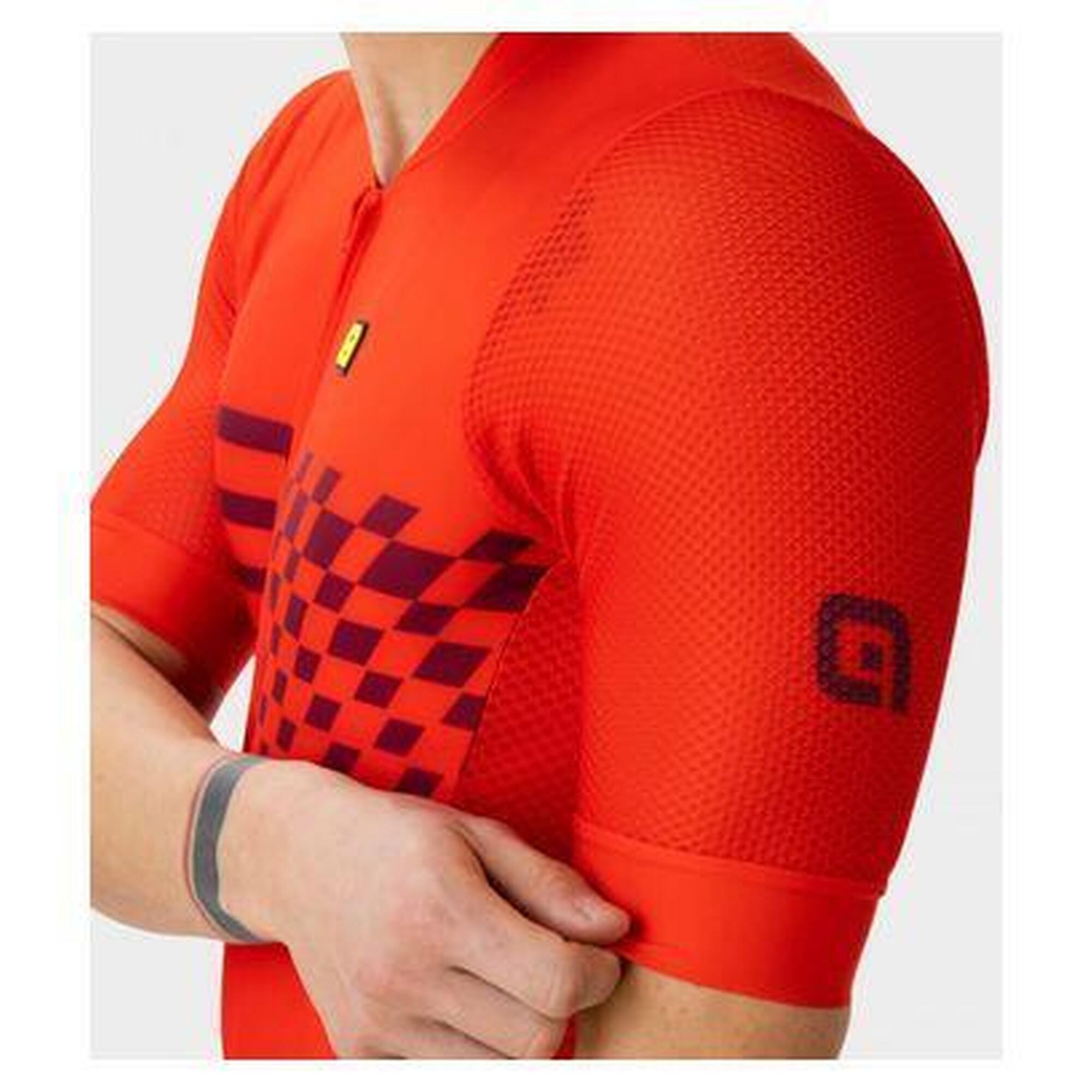 Maillot Manches Courtes Alé Play Rouge