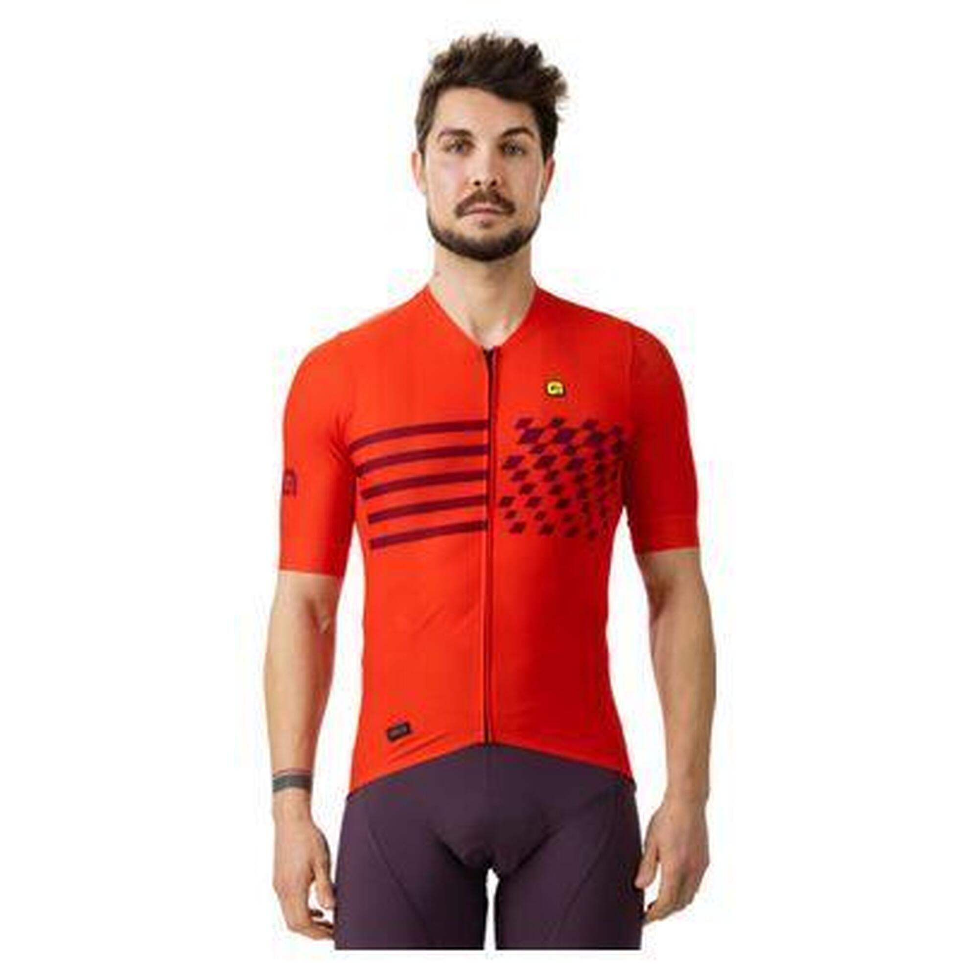 Maillot Manches Courtes Alé Play Rouge