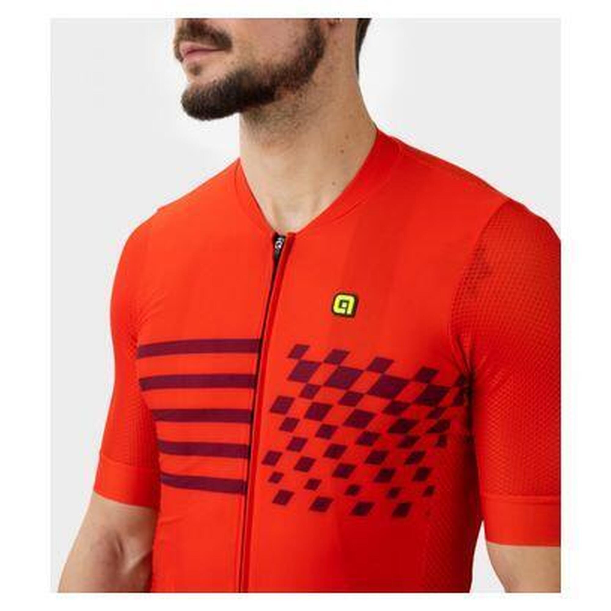Maillot Manches Courtes Alé Play Rouge