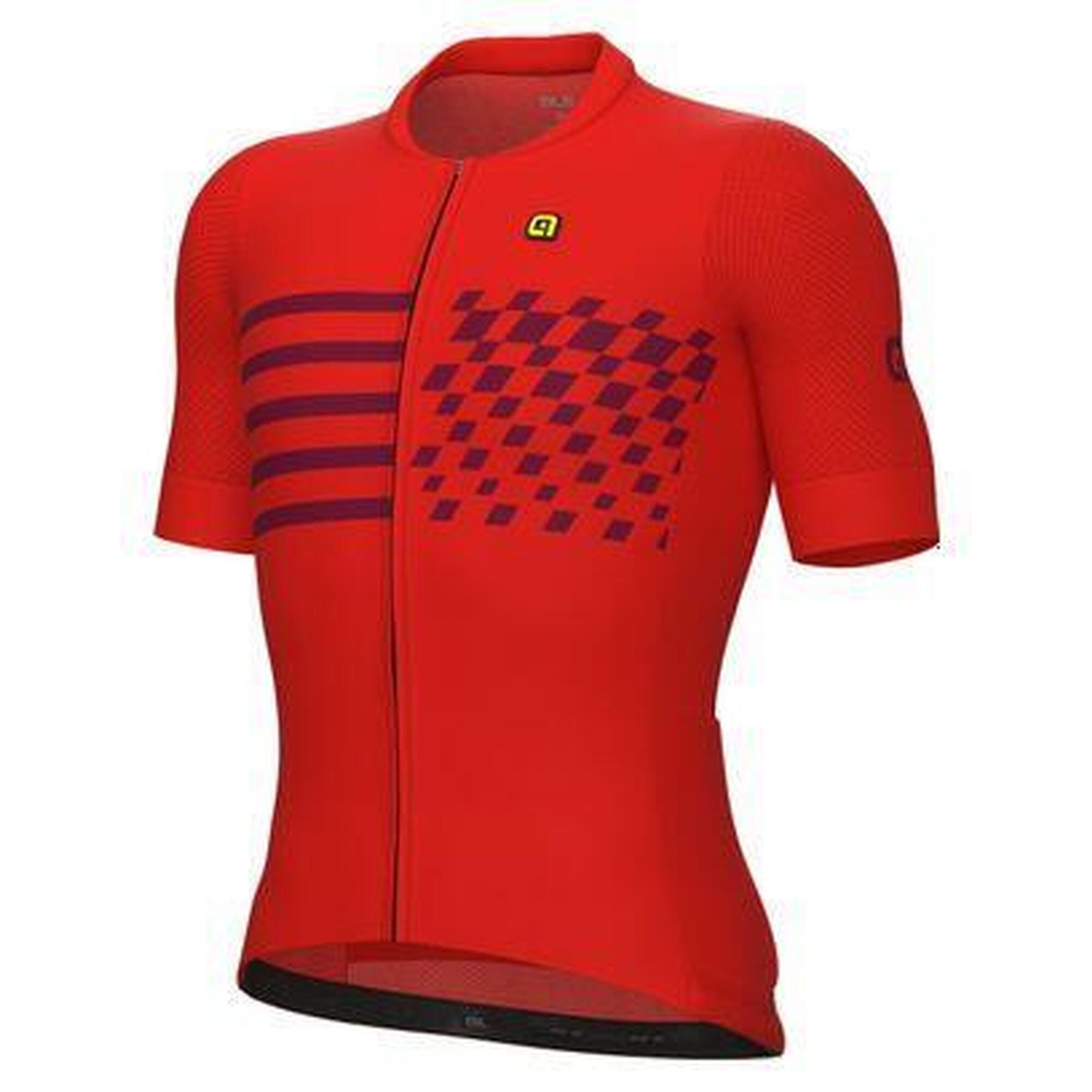 Maillot Manches Courtes Alé Play Rouge