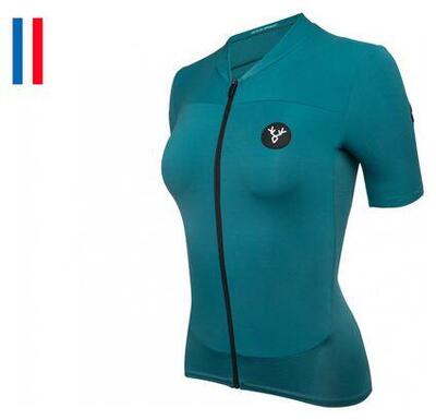 Lebram allos women's short sleeve jersey pelforth blue tailored fit