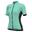 Maillot Manches Courtes Femme Alé Color Block Vert d'eau