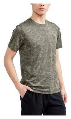 Craft adv essence melange khaki trui met korte mouwen