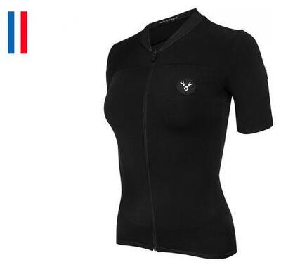 Lebram allos women short sleeve jersey black tailored fit