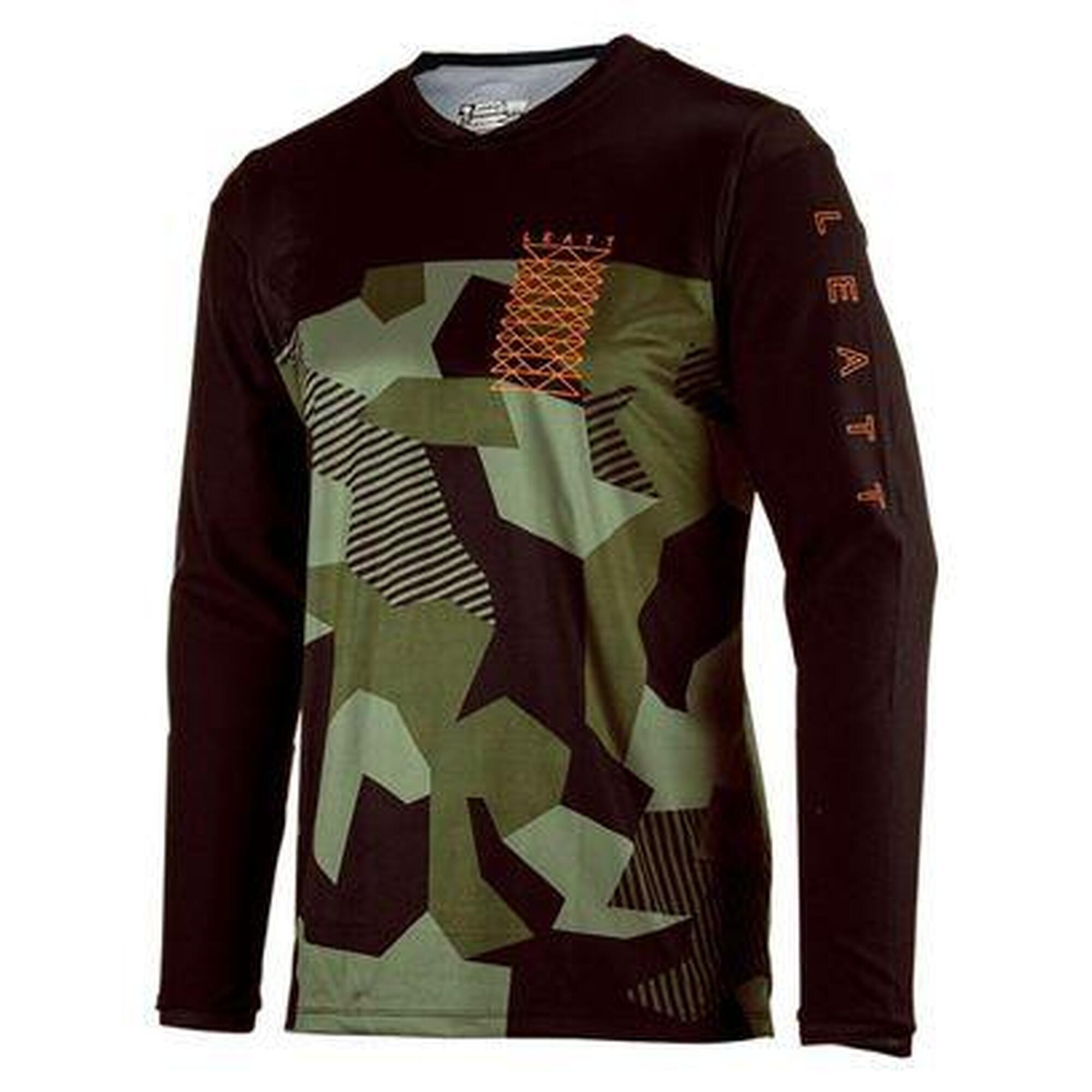 Maillot Manches Longues Enfant Leatt MTB Gravity 4.0 Camo