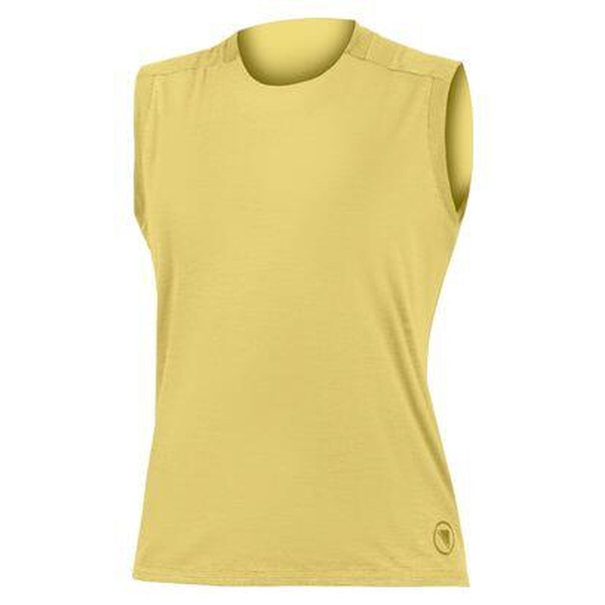 Débardeur Endura SingleTrack Femme Sulphur Jaune