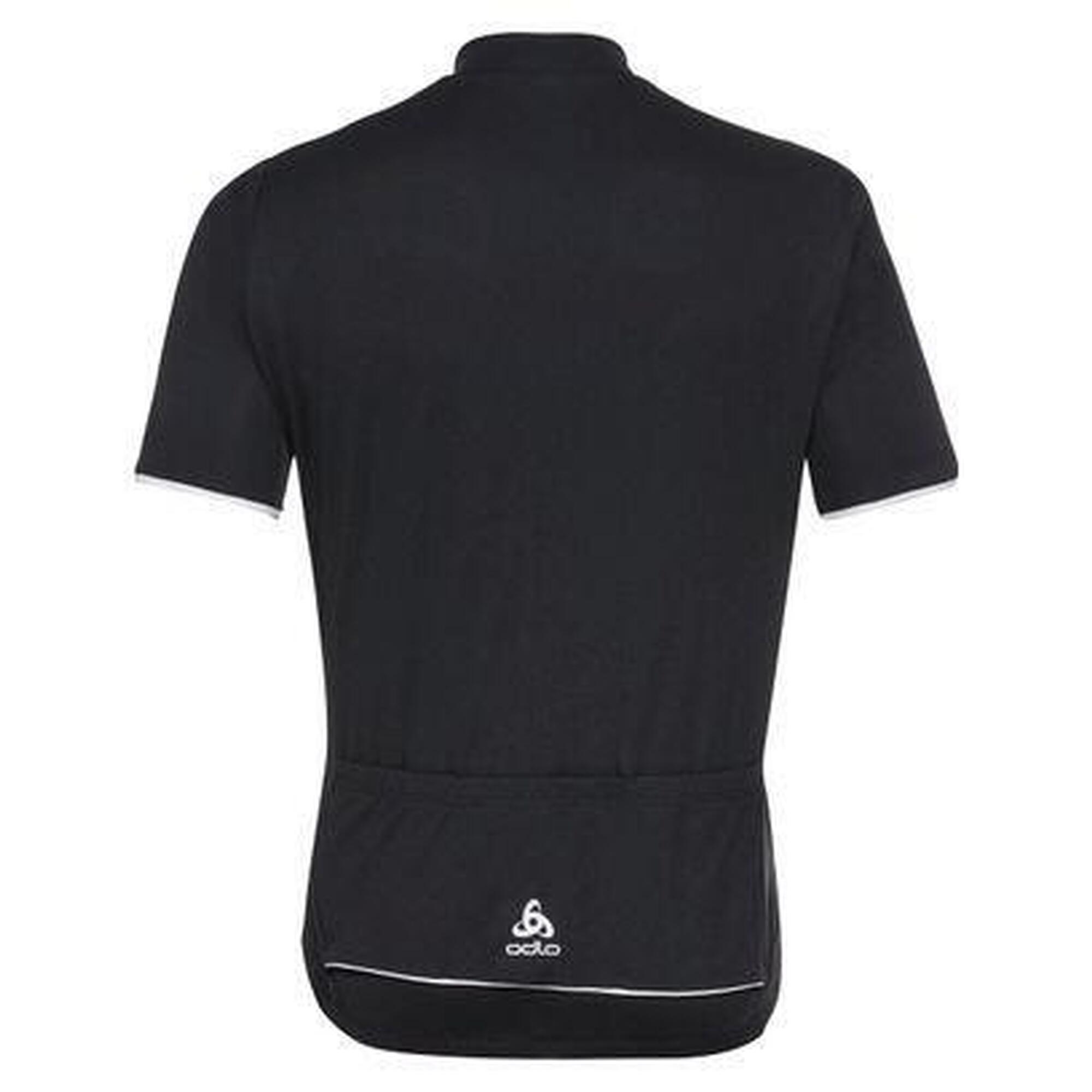 Maillot Manches Courtes 1/2 zip Odlo Essential Noir
