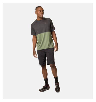 Odlo Ride 365 Short Sleeve Jersey Khaki / Black