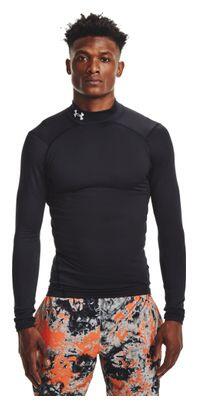 T-Shirt Under Armour ColdGear Armour Comp Mock Nero