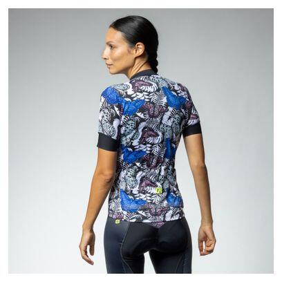 Maillot Manches Courtes Femme Alé Vanessa Bleu/Noir 2/7