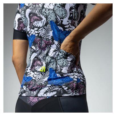 Maillot Manches Courtes Femme Alé Vanessa Bleu/Noir 4/7