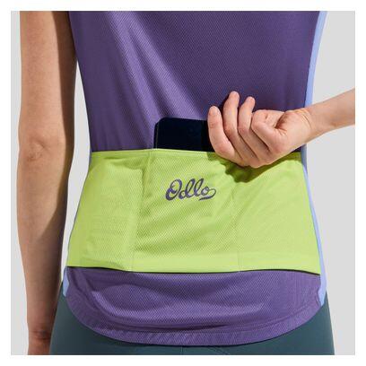 Maglia a manica corta Odlo Heritage Essentials Donna Blu/Multi 7/7